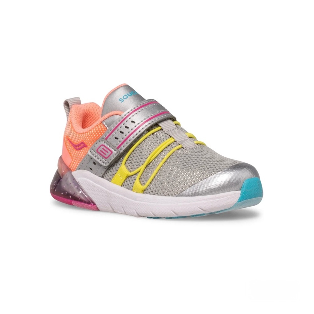 Saucony Multicolor Light Up Flash Glow Sneakers Toddler Girls 7.5